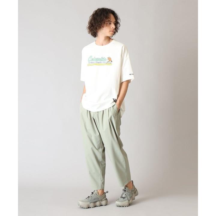 ★タグ付★ Columbia TITANIUM パンツ L 緑×白 総柄 水玉 Columbia（コロンビア） Columbia/ クリスタルロックパンツ