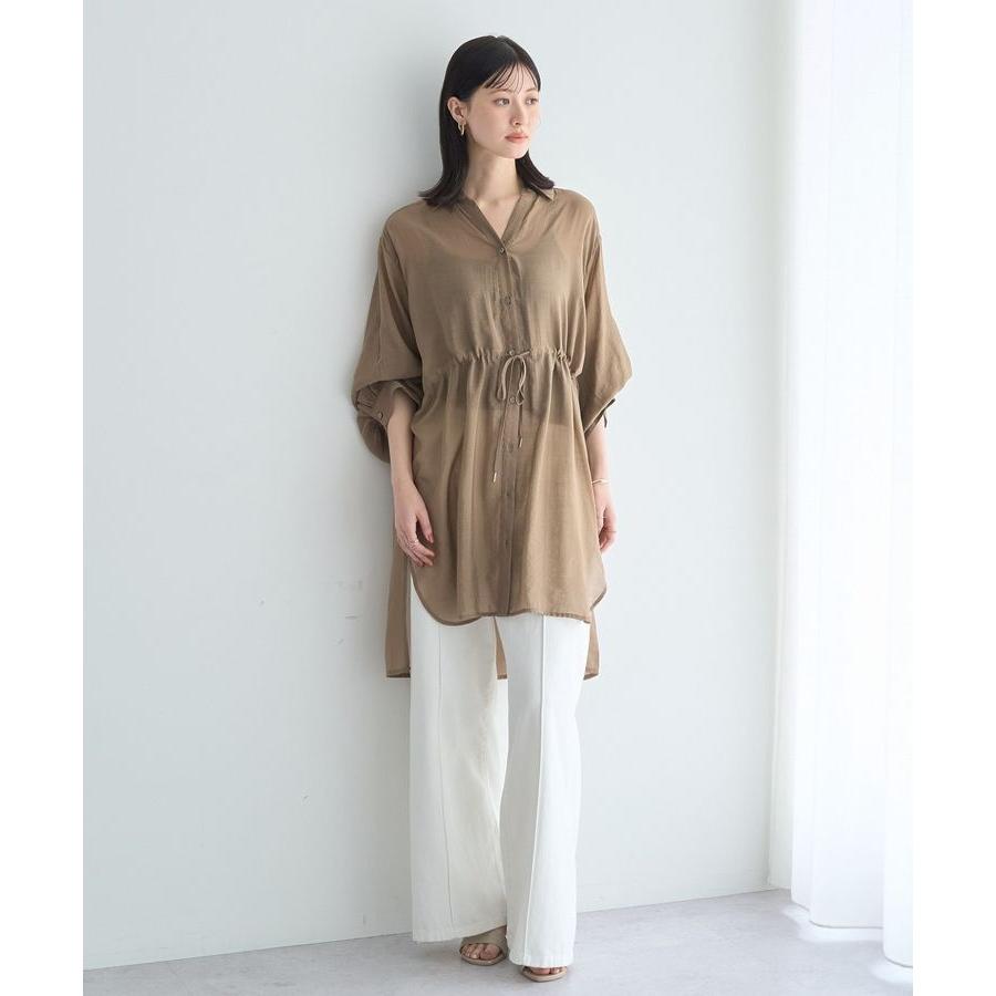 YECCA VECCA（イェッカヴェッカ） シアー2way袖バルーンチュニック 