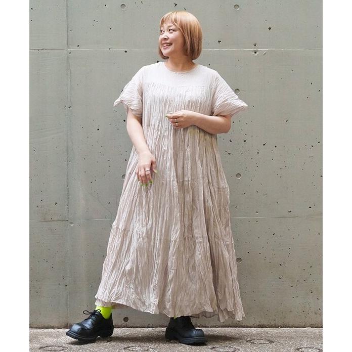 大きいサイズ アズノウアズ　オオラカ　クルクルクリンクルＯＰＬ AS KNOW AS olaca（アズノゥアズオオラカ） 【大きいサイズ】クルクル