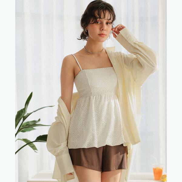titivate（ティティベイト） UVケアオーバーサイズシャツ/ラッシュ