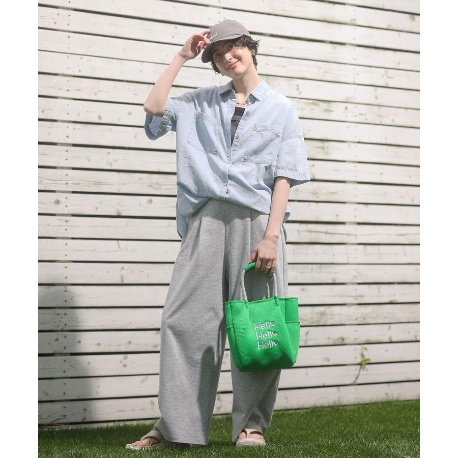 Green Parks（グリーンパークス） ロープハンドルメッシュトートバッグ