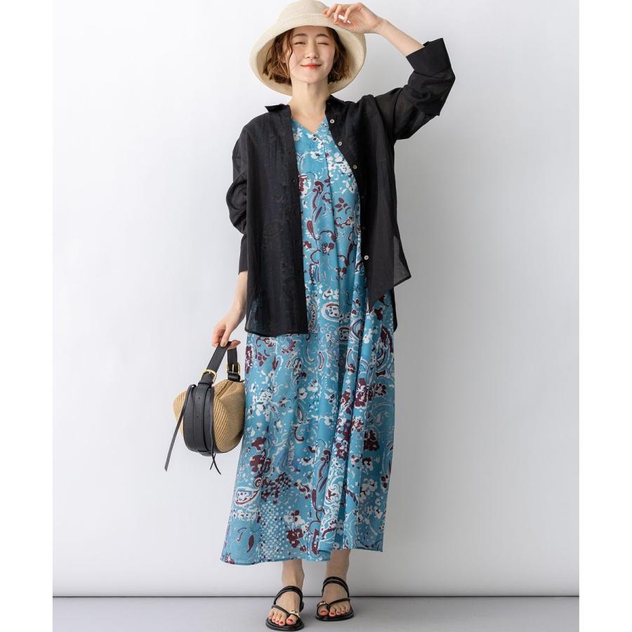 23区（ニジュウサンク） Ericaランダムペイズリープリント ワンピース