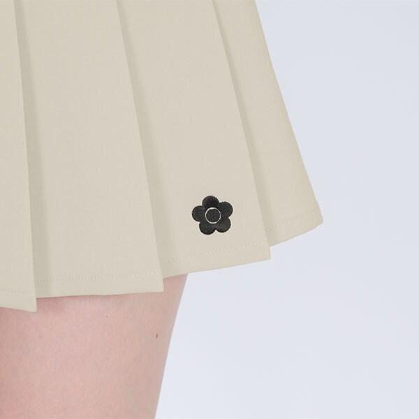 MARY QUANT（マリークヮント） ロゴテーププリーツミニ スカート