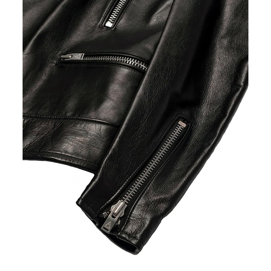 MOTO JACKET / ブラックスムース [AMJ2401]の画像
