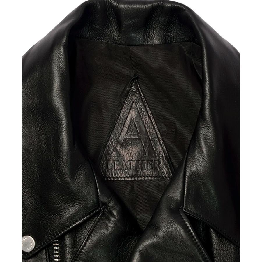 MOTO JACKET / ブラックスムース [AMJ2401]の画像