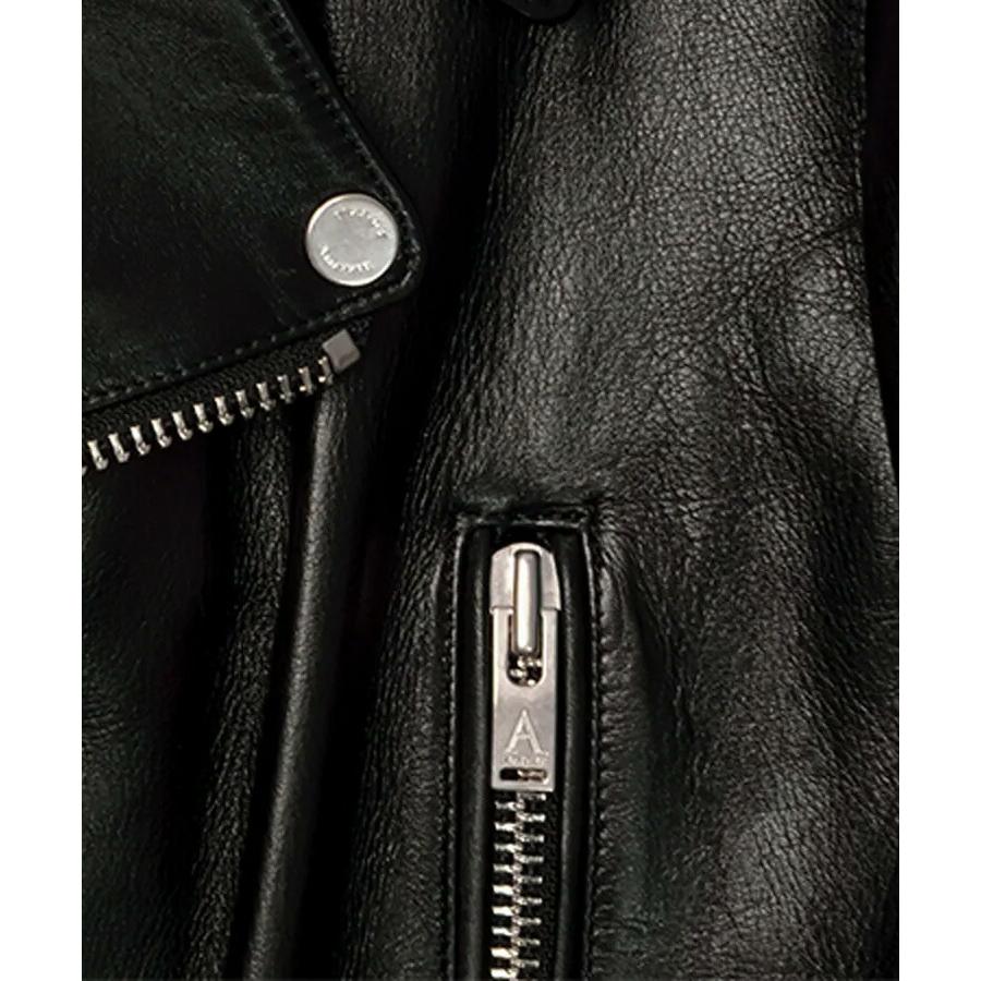 MOTO JACKET / ブラックスムース [AMJ2401]の画像