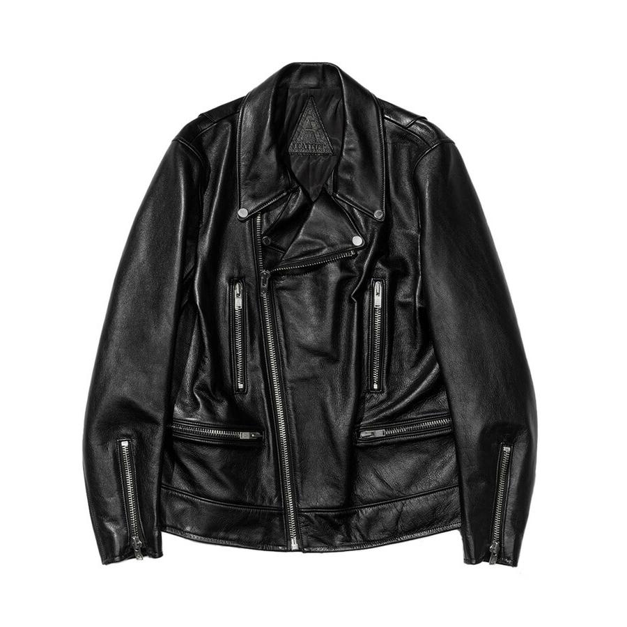 MOTO JACKET / ブラックスムース [AMJ2401]の画像