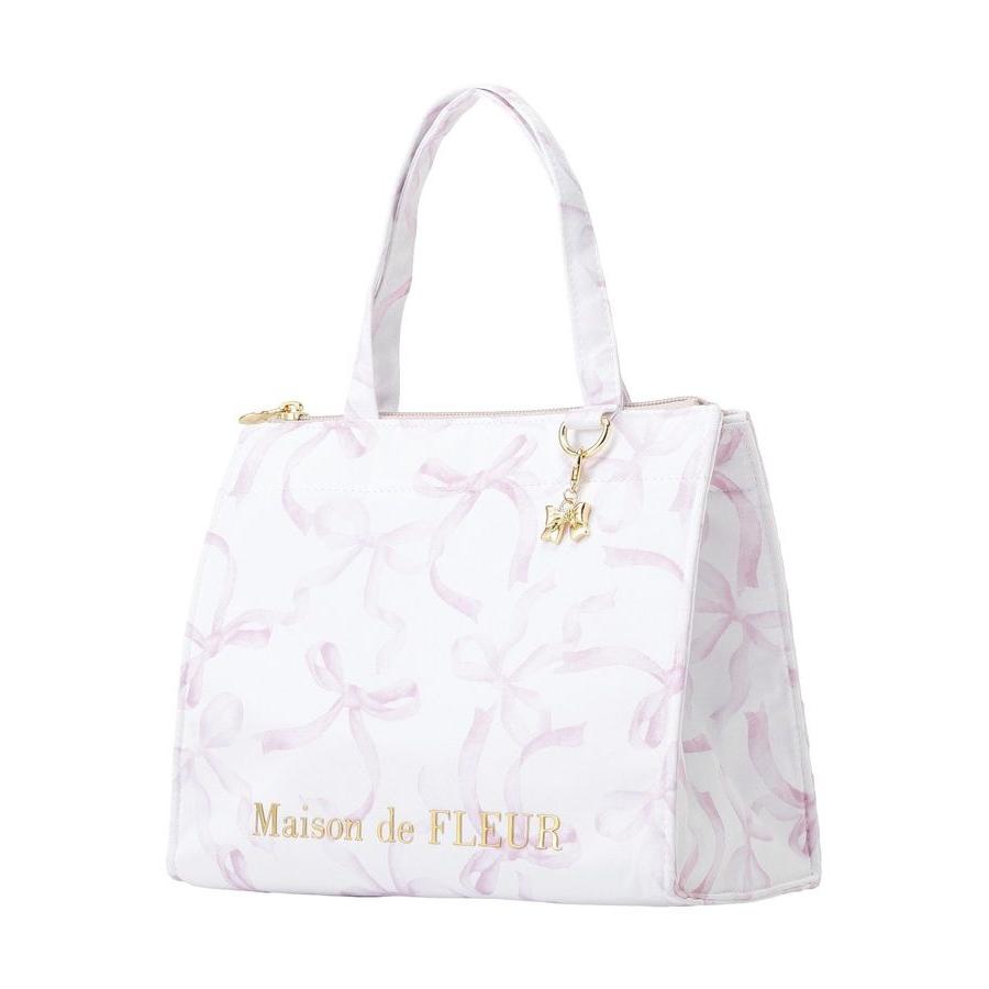 Maison de FLEUR（メゾンドフルール） 【保冷機能付き】リボン柄保冷
