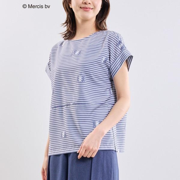 【NARACAMICIE】ミッフィ―Walk柄半袖プルオーバー