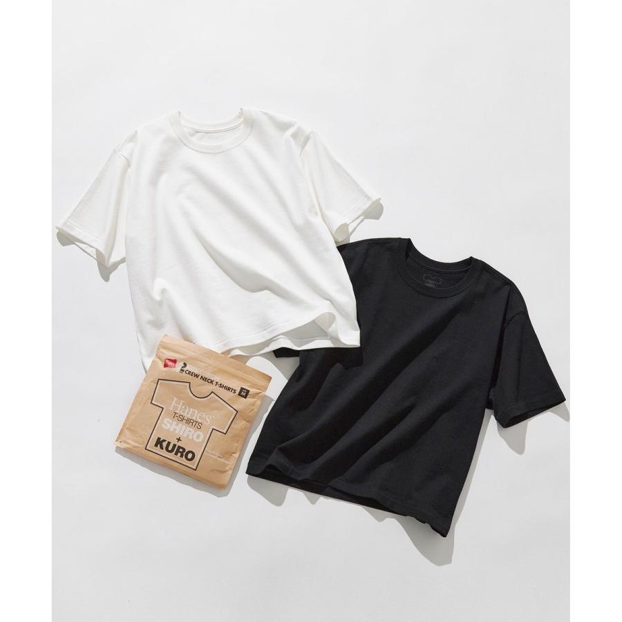 23区（ニジュウサンク） 【Hanes(R)×23区】SHIRO/KURO 2PACKS クルー
