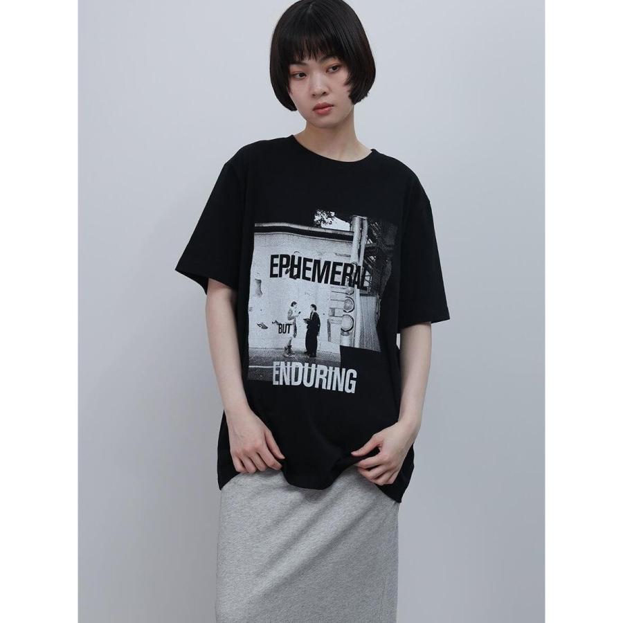 trappie mosh tシャツ 白黒 LASUD（ラシュッド） モノクログラフィックTシャツ : マルイ(丸井