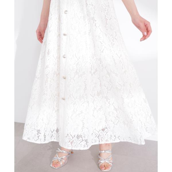 PROPORTION BODY DRESSING　フロントボタンレースワンピース PROPORTION BODY DRESSING（プロポーションボディドレッシング
