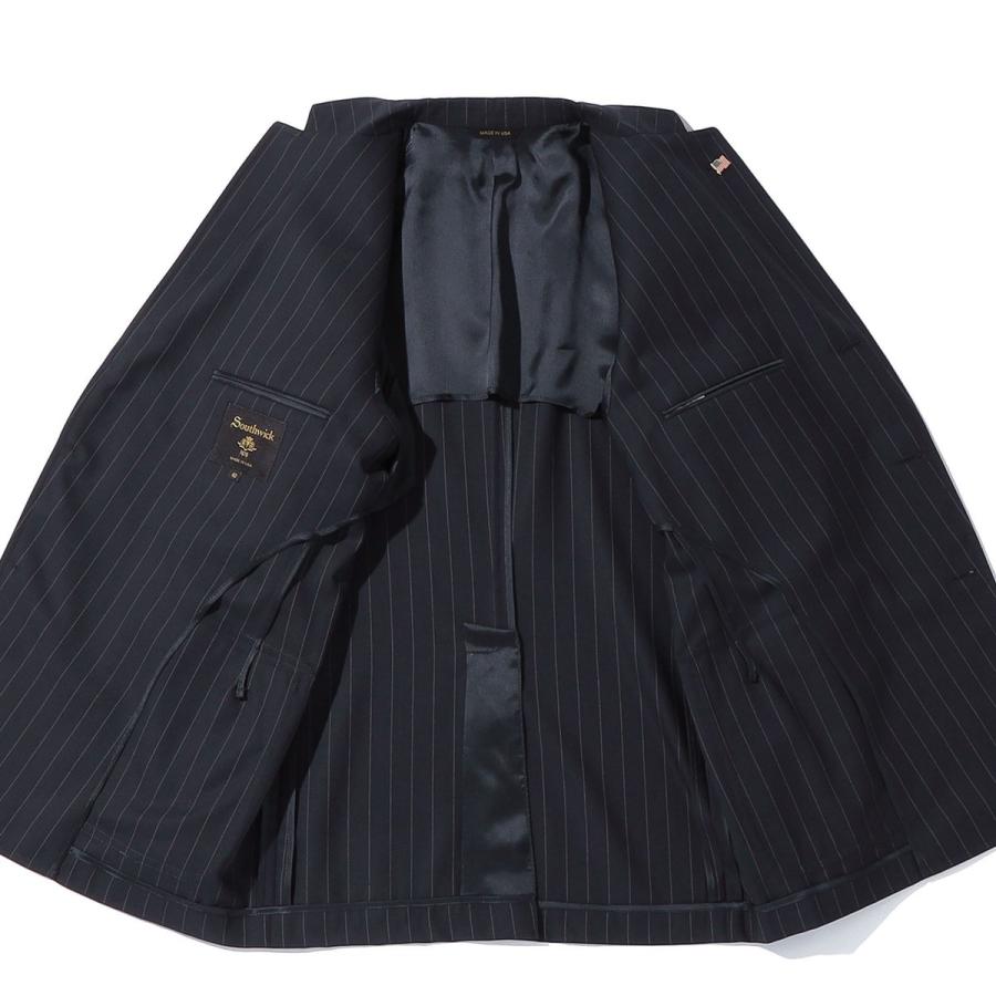 Southwick: CAMBRIDGE 5ドロップ チョーク ストライプ ジャケットの画像