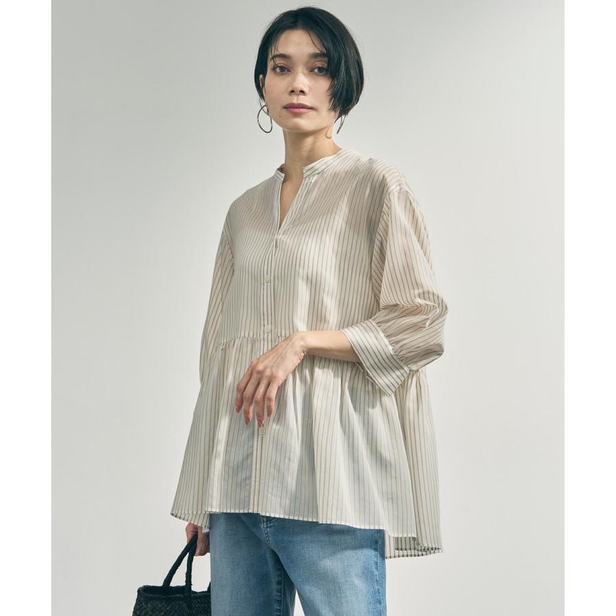 野呂佳代さん着用】ペプラム ギャザーブラウス : マルイ(丸井)Yahoo!店 