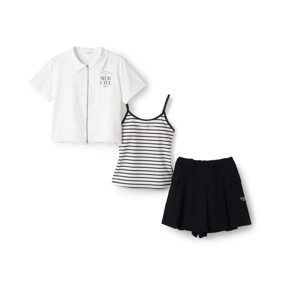 【SWIM】【UVカット】ジップアップコーデ3点セット_3