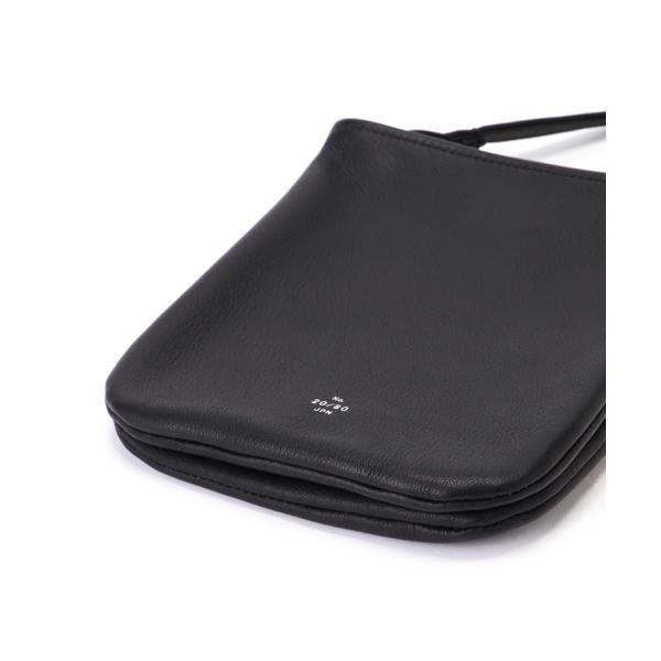 トゥエンティーエイティー／SHRINK LEATHER TWO BAGS SHOULDER