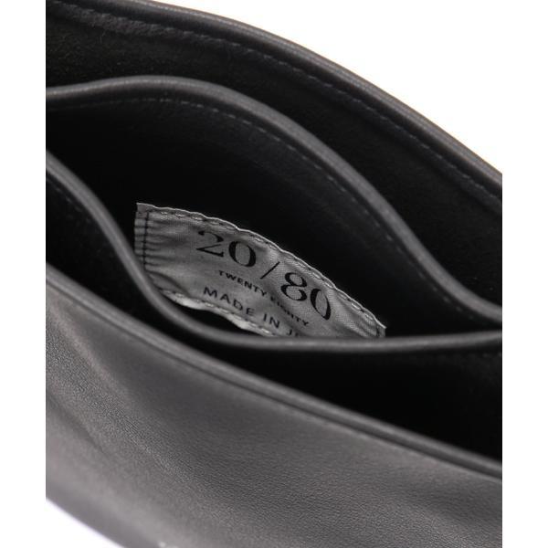 トゥエンティーエイティー／SHRINK LEATHER TWO BAGS SHOULDER