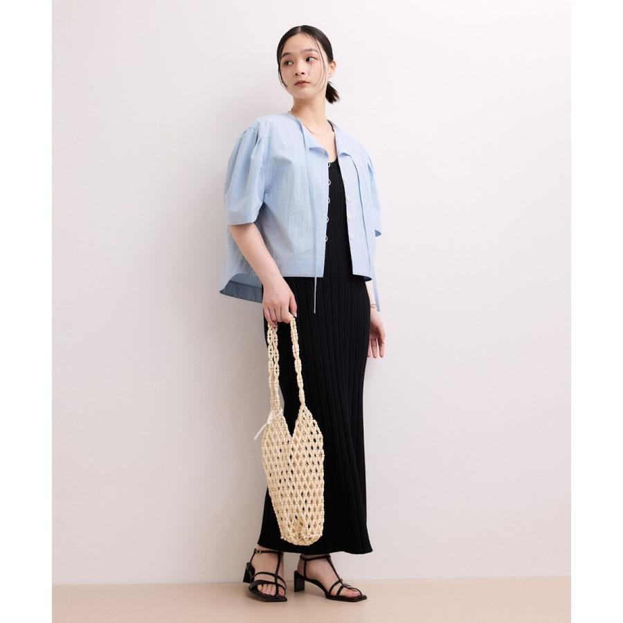ADAM ET ROPE'（アダムエロペ） 【WEB限定】タックスリーブブラウス