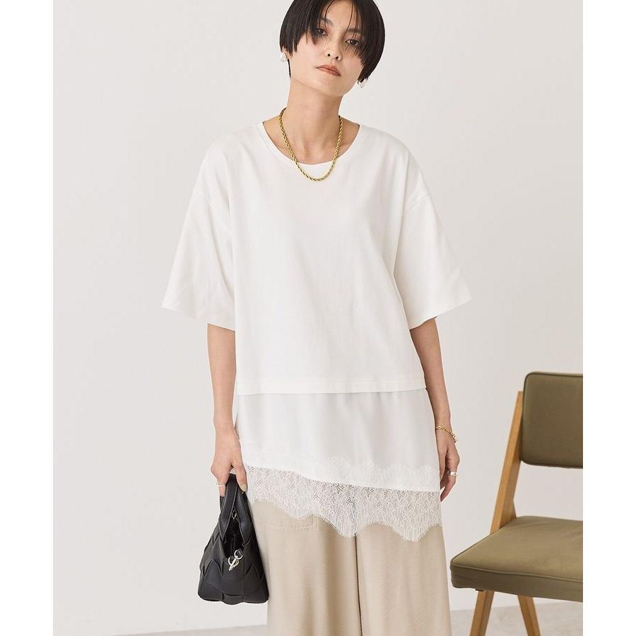 AMERICAN HOLIC（アメリカンホリック） レースドッキングTシャツ