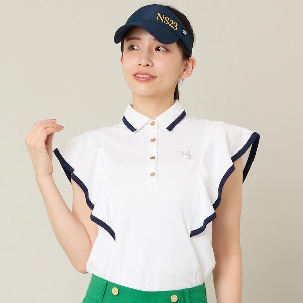 【Women's】【吸水速乾】ラッフルスリーブプルオーバー_1