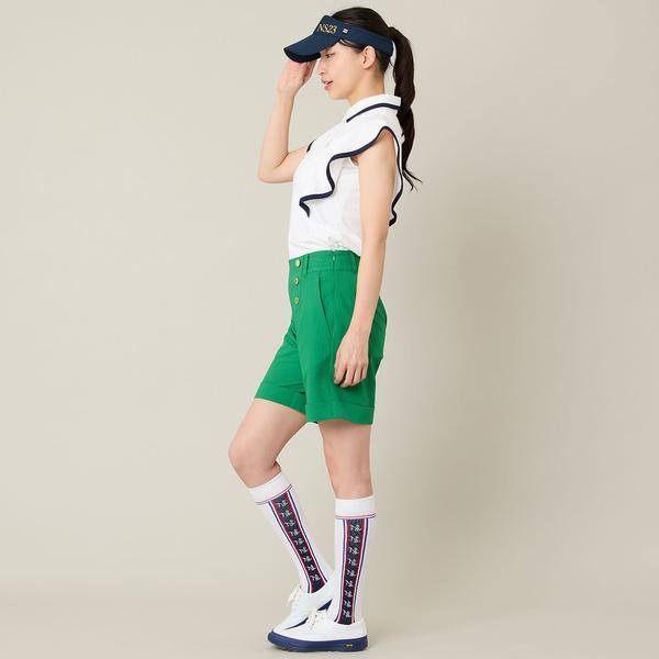 【Women's】【吸水速乾】ラッフルスリーブプルオーバー_4