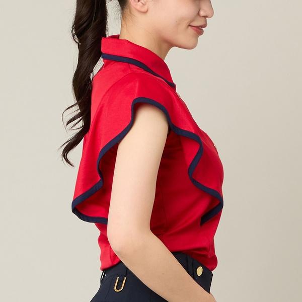 【Women's】【吸水速乾】ラッフルスリーブプルオーバー_8