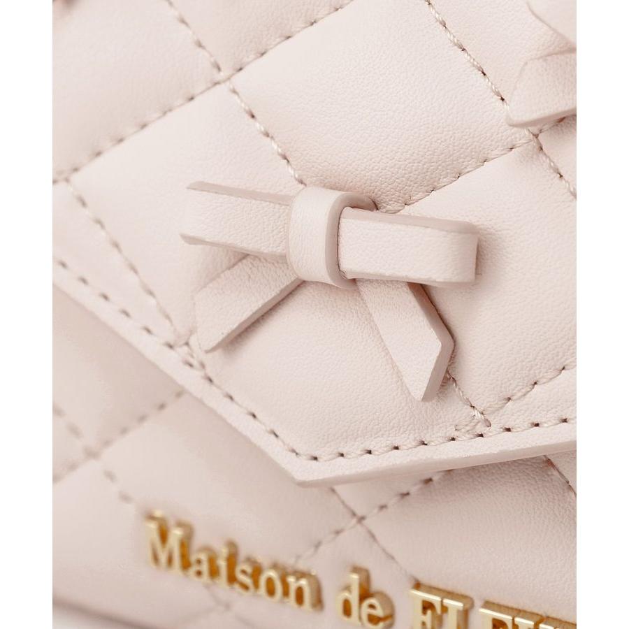 Maison de FLEUR（メゾンドフルール） ロンバスキルトリボンウォレット