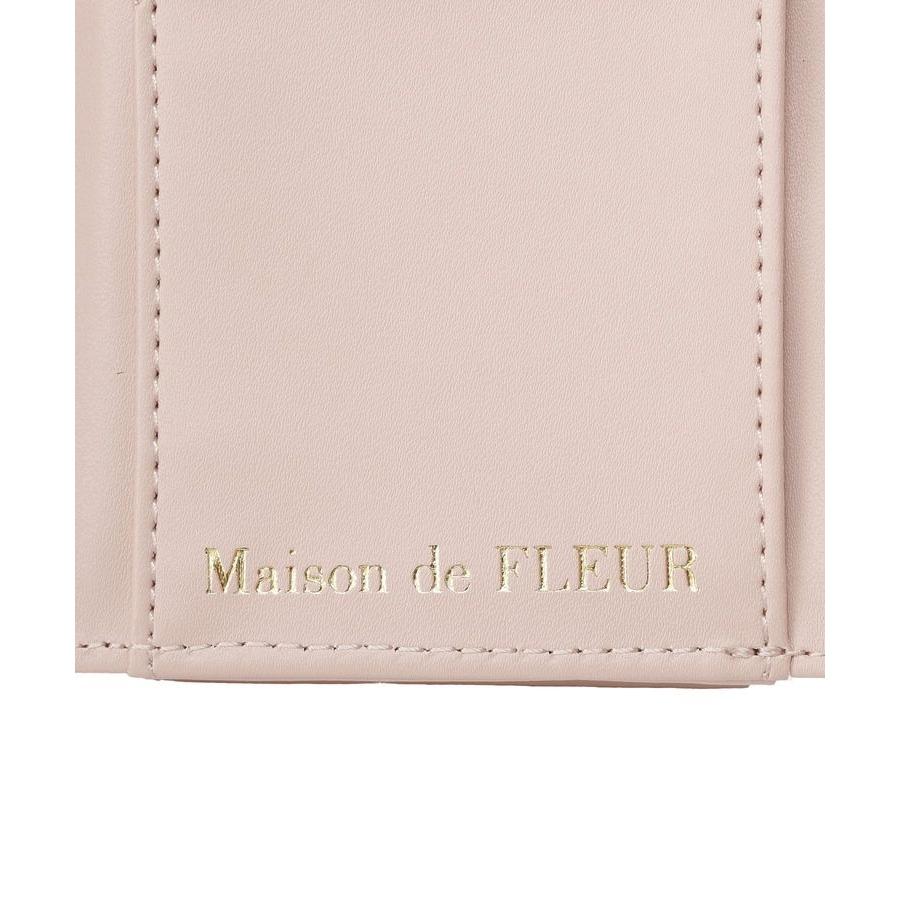 Maison de FLEUR（メゾンドフルール） ロンバスキルトリボンウォレット