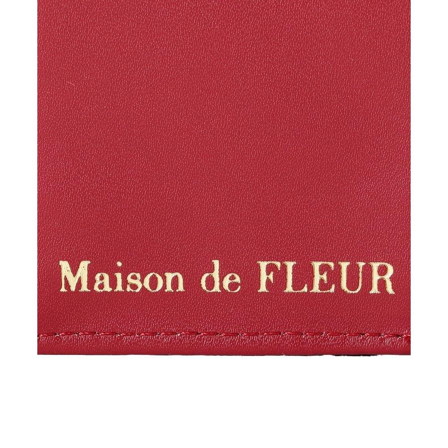 Maison de FLEUR（メゾンドフルール） リーフ付きチェリーウォレット