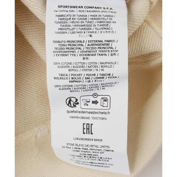 STONE ISLAND ／ 6100019 COTTON FLEECE WITH SEASONAL_4