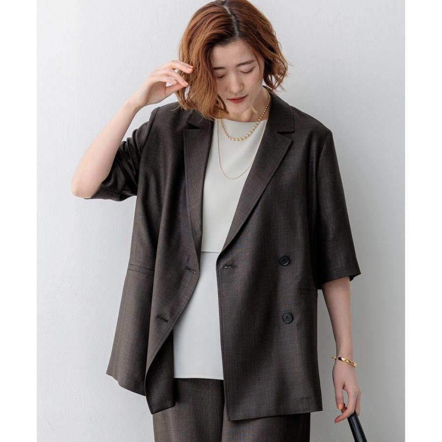 23区（ニジュウサンク） 【Oggi掲載】リネンライクグロッシー ハーフ 