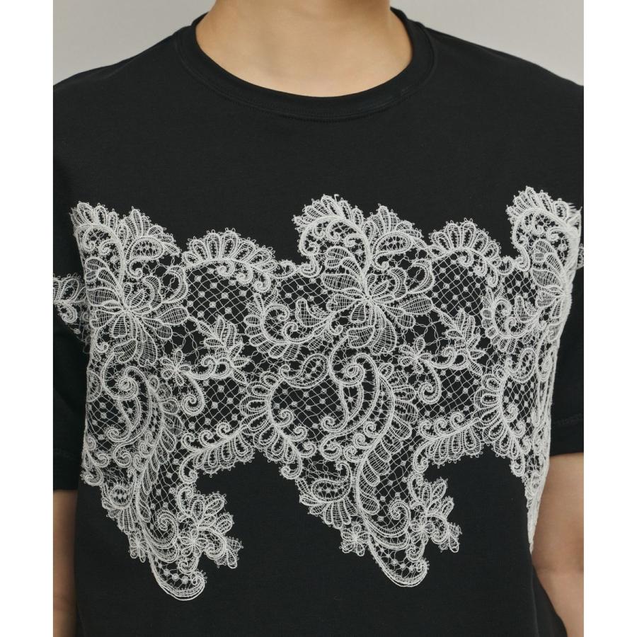 GRACE CONTINENTAL - ♪ グレース コンチネンタル シャツ レース 半袖 刺繍 花柄 Tシャツ GRACE CONTINENTAL（グレースコンチネンタル） レースTシャツ : マルイ