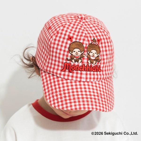 branshes（ブランシェス） 【モンチッチ】ギンガムキャップ : マルイ