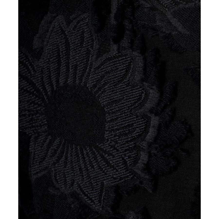 ひまわりジャカード・ニットカーディガンの画像