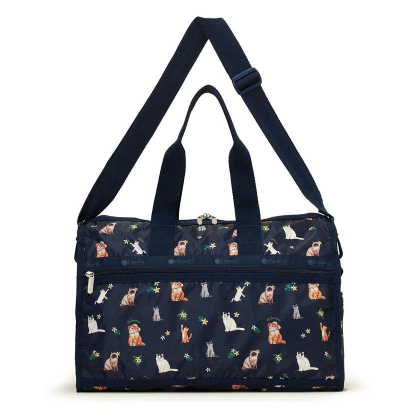 ✨日本限定・美品 レスポートサック ボストンバッグ ジャガードストラップ 鍵付き LeSportsac（レスポートサック） (レスポートサック)ボストンバッグ