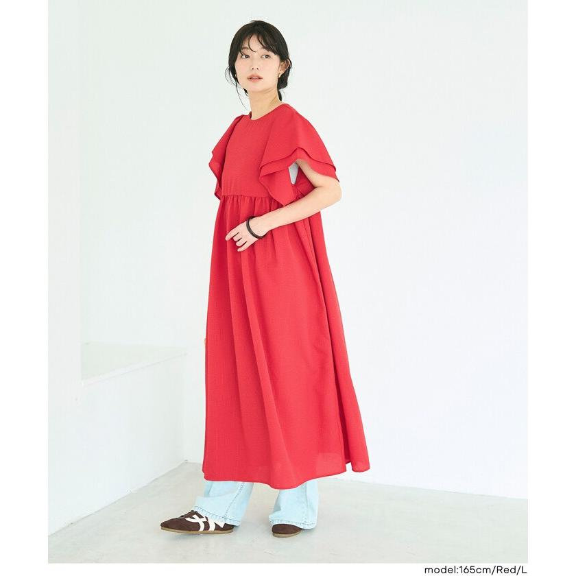 coca（コカ） 【速乾】サッカーフレア袖ワンピース 全4色 : マルイ