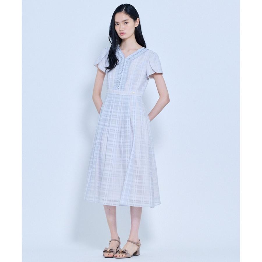【星風まどかさん着用】FLOATING CHECK ドレスの画像