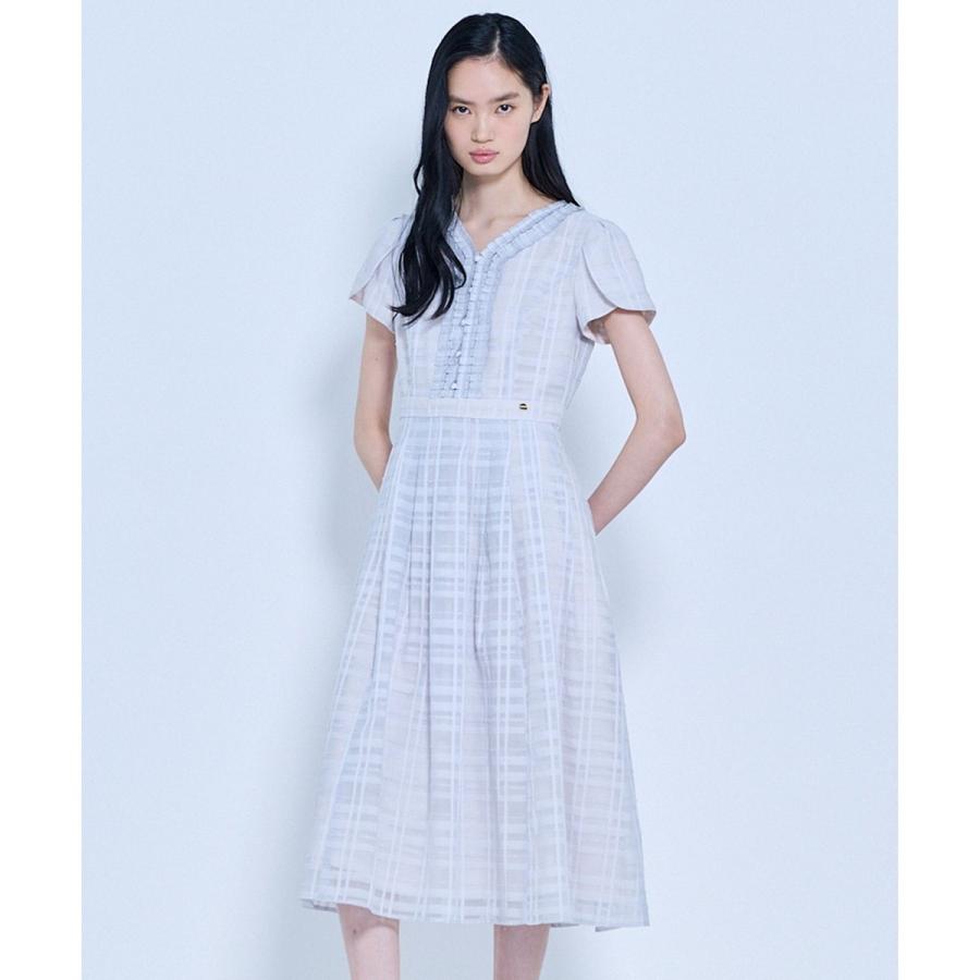 【星風まどかさん着用】FLOATING CHECK ドレスの画像