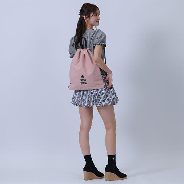 MARY QUANT（マリークヮント） ロゴプリント ナップサック : マルイ 