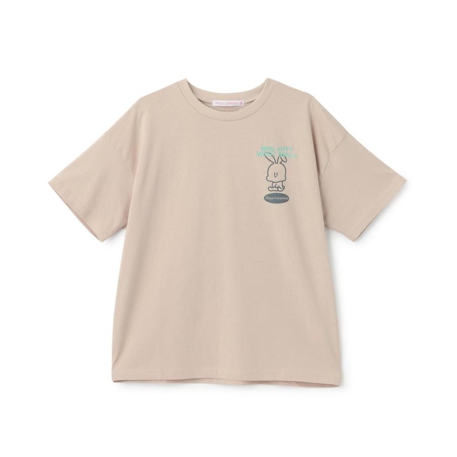 LOVETOXIC 【7days/綿100％】ウサギモチーフBig半袖Tシャツ : マルイ