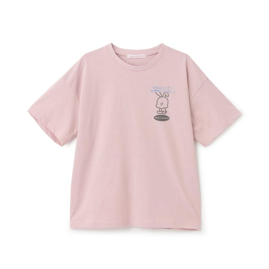LOVETOXIC 【7days/綿100％】ウサギモチーフBig半袖Tシャツ : マルイ