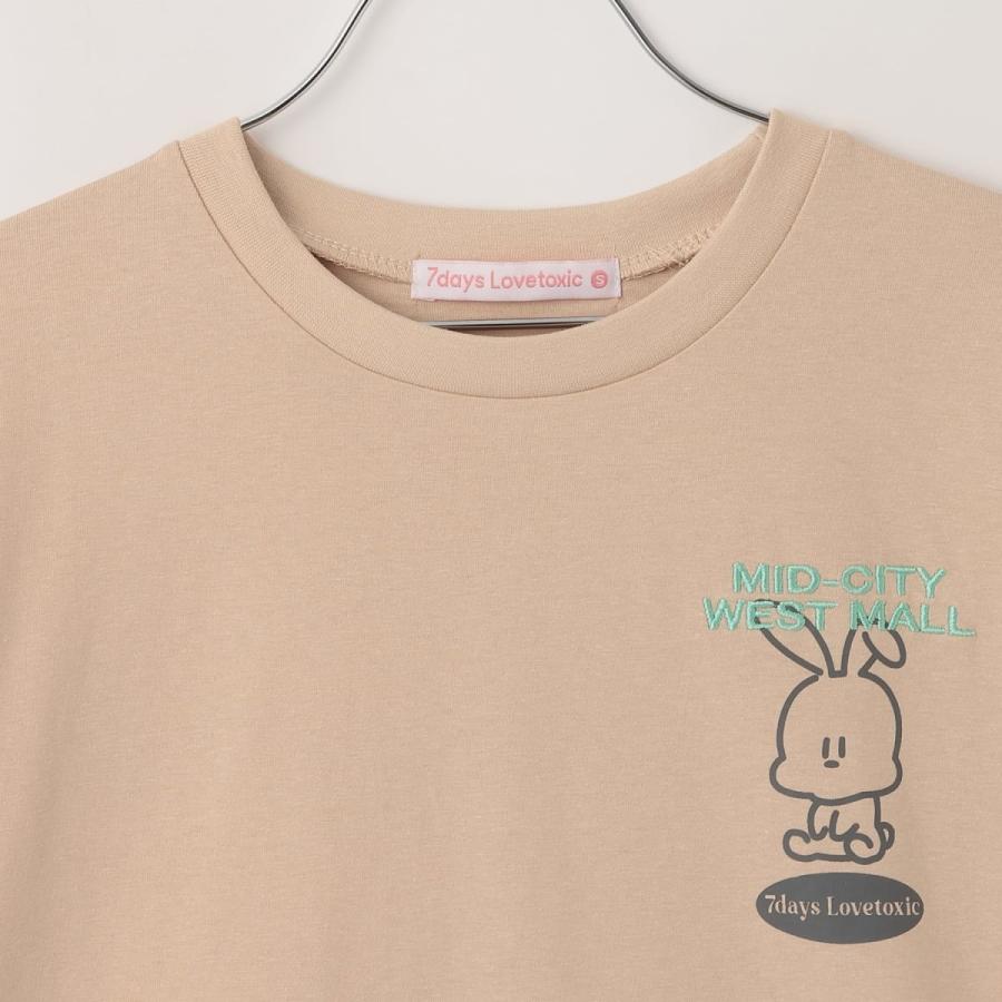 LOVETOXIC 【7days/綿100％】ウサギモチーフBig半袖Tシャツ : マルイ