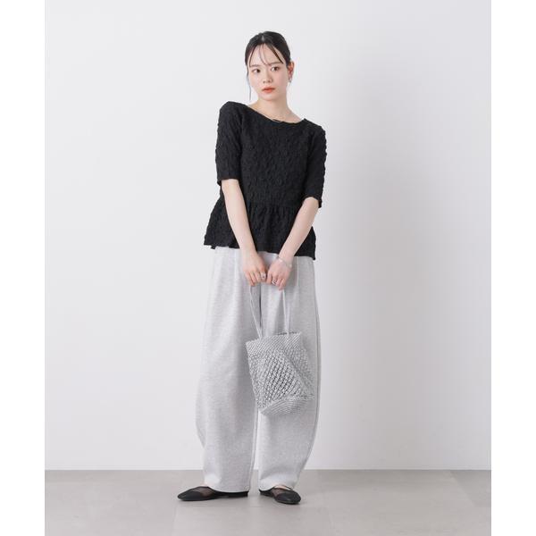 レースジャガードカットペプラムトップス : マルイ(丸井)Yahoo!店