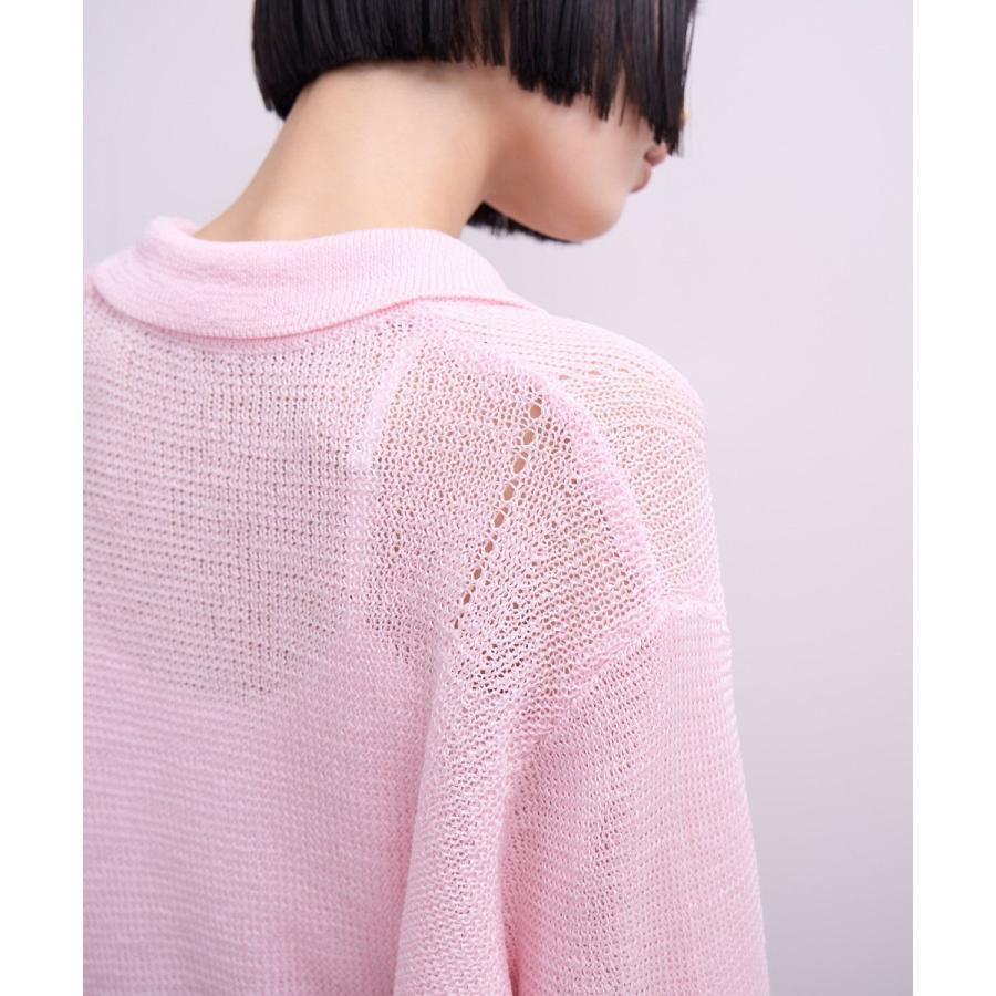 ADAM ET ROPE'（アダムエロペ） 【WEB限定】ワイドリブヘムポロ
