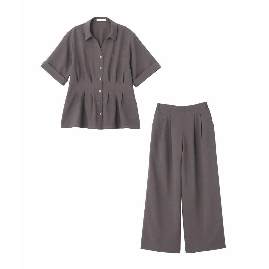 仁ページ 2点セット Green Parks（グリーンパークス） SET2点 シャツパンツセットアップ