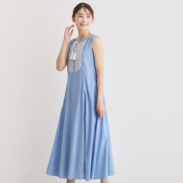 LAURA ASHLEY（ローラアシュレイ） 【コットン100％】刺繍入り