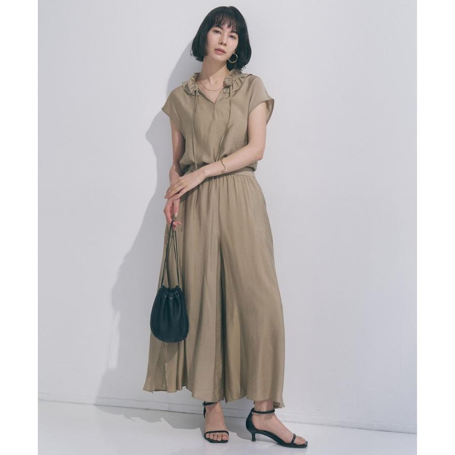 WEB限定カラー】ヴィンテージシアー フリルネック ブラウス : マルイ