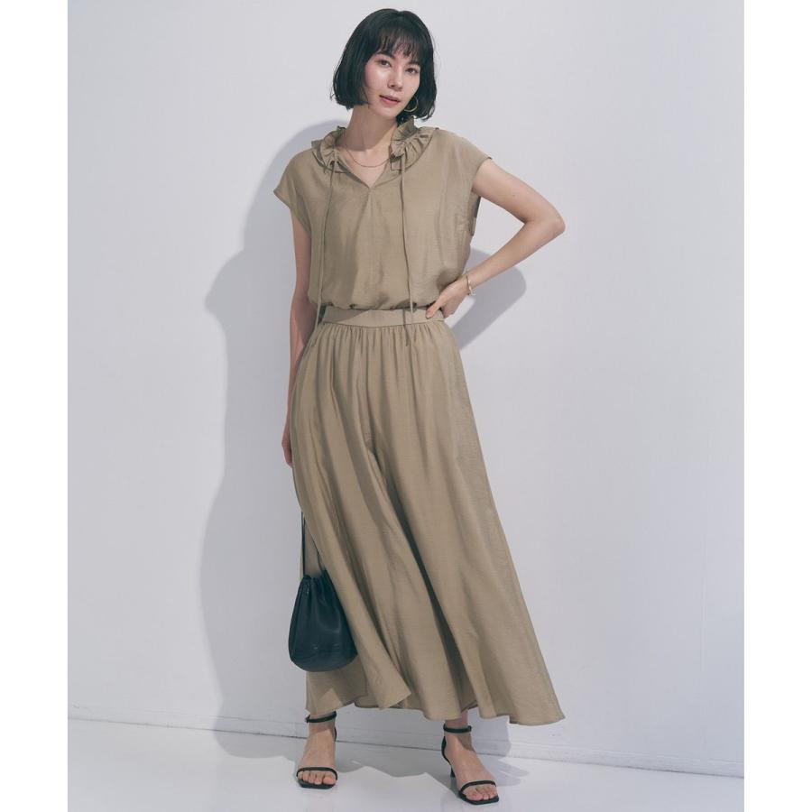 まるの WEB限定カラー】ヴィンテージシアー フリルネック ブラウス : マルイ