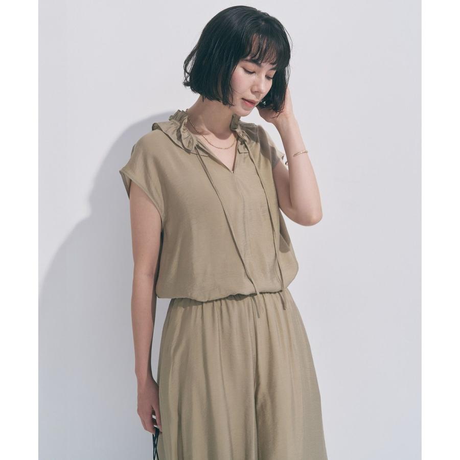 WEB限定カラー】ヴィンテージシアー フリルネック ブラウス : マルイ