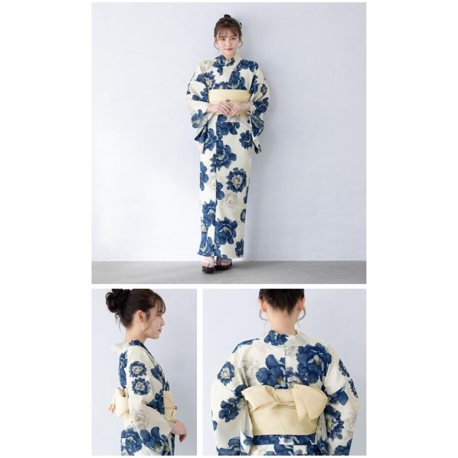 SOUBIEN（創美苑） 【新二部式】浴衣3点セット レディース（浴衣・帯